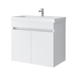 Spintelė voniai Riva SA63-10E 65 cm balta, durelės,  su praustuvu