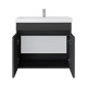Spintelė voniai Riva SA63-10E 65 cm Woodflow Ash, durelės,  su praustuvu