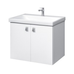 Spintelė voniai Riva SA63-5 65 cm balta, durelės,  su praustuvu