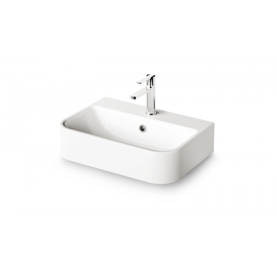 Akmens masės praustuvas Paa Samba Mini 55 cm baltas
