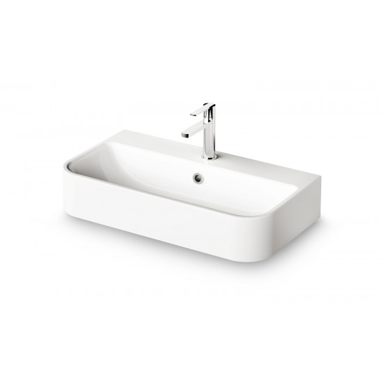 Akmens masės praustuvas Paa Samba 70 cm baltas