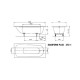 Plieninė vonia Kaldewei Saniform Plus 372-1 160 x 75 cm easy clean danga, balta
