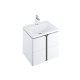 Apatinė vonios spintelė RAVAK SD Balance 500 balta/grafitas