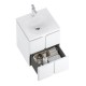 Apatinė vonios spintelė RAVAK SD Balance 500 balta/balta