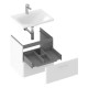 Spintelė voniai Ravak Balance II SD 80 cm balta, su praustuvu