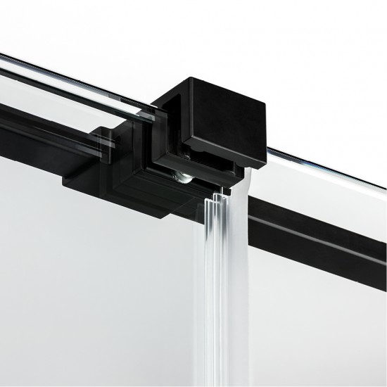 Dušo sienelė New Trendy Smart 160 x 200 cm juoda matinė