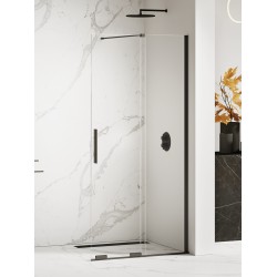 Dušo sienelė New Trendy Smart 100 x 200 cm juoda matinė