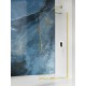 Dušo sienelė New Trendy Smart 100 x 200 cm aukso blizgi