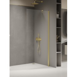 Dušo sienelė New Trendy Soleo 120 x 195 cm aukso blizgi