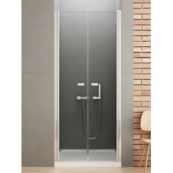 Dušo durys New Trendy Soleo II 100 cm blizgus chromas + skaidrus stiklas