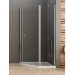 Dušo kabina New Trendy Soleo PK1 80 x 100 cm blizgus chromas, skaidrus stiklas