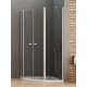 Dušo kabina New Trendy Soleo PK2 80 x 100 cm blizgus chromas, skaidrus stiklas