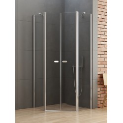 Dušo kabina New Trendy Soleo PK2 80 x 80 cm blizgus chromas, skaidrus stiklas