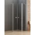 Dušo kabina New Trendy Soleo PK2 90 x 90 cm blizgus chromas, skaidrus stiklas