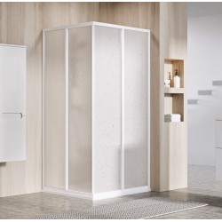 Dušo kabina Ravak Supernova SRV2 80 x 80 cm balta, matinis plastikas
