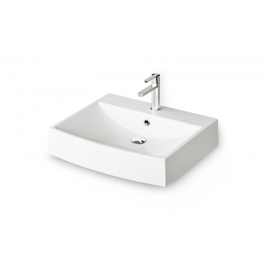 Akmens masės praustuvas Paa Step 60 cm baltas