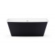 Akmens masės vonia Paa Step 170 x 89 cm balta / Glossy Black