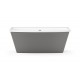 Akmens masės vonia Paa Step 170 x 89 cm balta / Glossy Grey