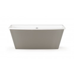 Akmens masės vonia Paa Step 170 x 89 cm balta / Glossy Smoke