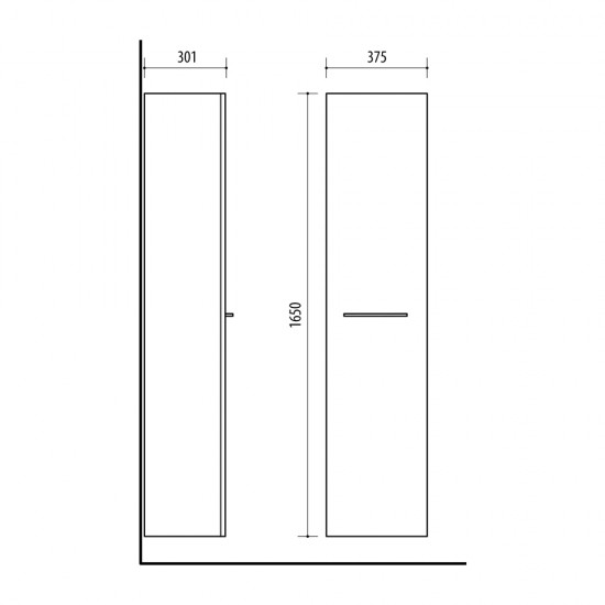 Ūkinė spintelė Riva SU38 38 cm Sonoma Oak