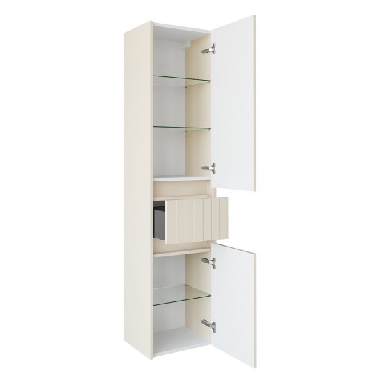Ūkinė spintelė Riva SU38G 38 cm Beige matinė 