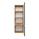 Ūkinė spintelė Riva SU40-GB 40 cm Gold Craft Oak / juoda