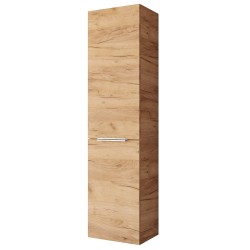 Ūkinė spintelė Riva SU42 42 cm Gold Craft Oak, su skalbinių krepšiu 