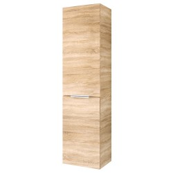 Ūkinė spintelė Riva SU42 42 cm Sonoma Oak, su skalbinių krepšiu 