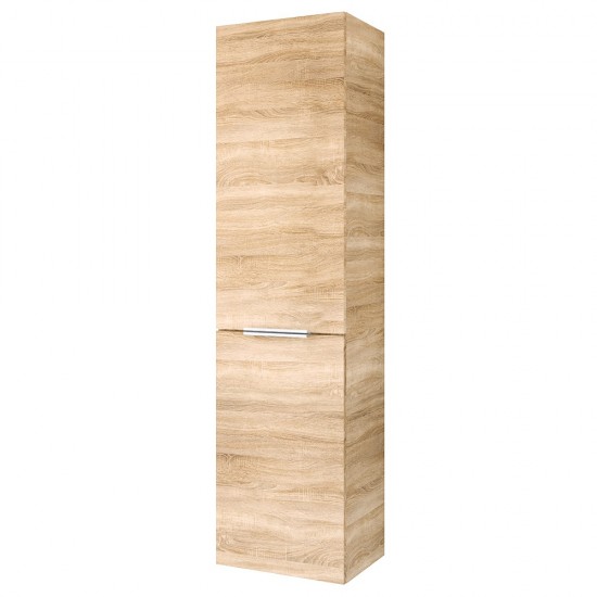 Ūkinė spintelė Riva SU42 42 cm Sonoma Oak, su skalbinių krepšiu 