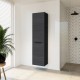 Ūkinė spintelė Riva SU42 42 cm Woodflow Ash, su skalbinių krepšiu 