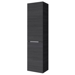 Ūkinė spintelė Riva SU42 42 cm Woodflow Ash, su skalbinių krepšiu 