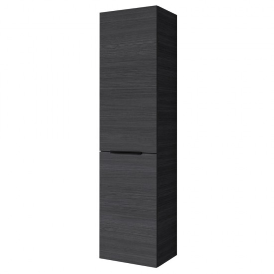 Ūkinė spintelė Riva SU42 42 cm Woodflow Ash, su skalbinių krepšiu 