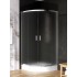 Dušo kabina New Trendy Suvia PV 80 x 80 cm blizgus chromas, matinis stiklas