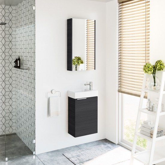 Veidrodinė spintelė Riva SV41-11 40 cm Woodflow Ash