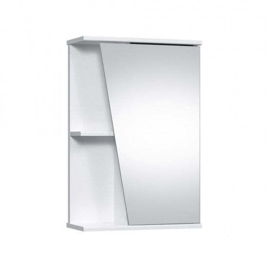 Veidrodinė spintelė Riva SV49D 50 cm dešinės pusės, balta
