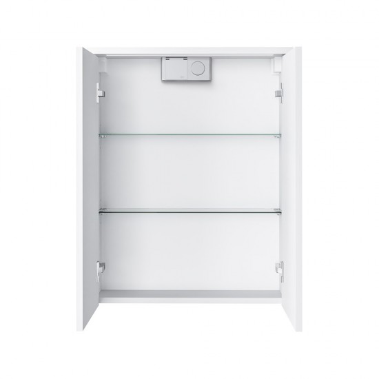 Veidrodinė spintelė Riva SV50-9K 48 cm balta, su apšvietimu