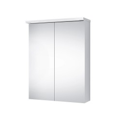 Veidrodinė spintelė Riva SV50-9K 48 cm balta, su apšvietimu