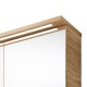 Veidrodinė spintelė Riva SV50-9K 48 cm Sonoma Oak, su apšvietimu