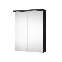 Veidrodinė spintelė Riva SV50-9K 48 cm Woodflow Ash, su apšvietimu