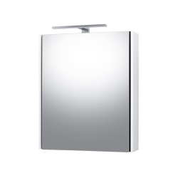 Veidrodinė spintelė Riva SV55-3 55 cm balta, su apšvietimu