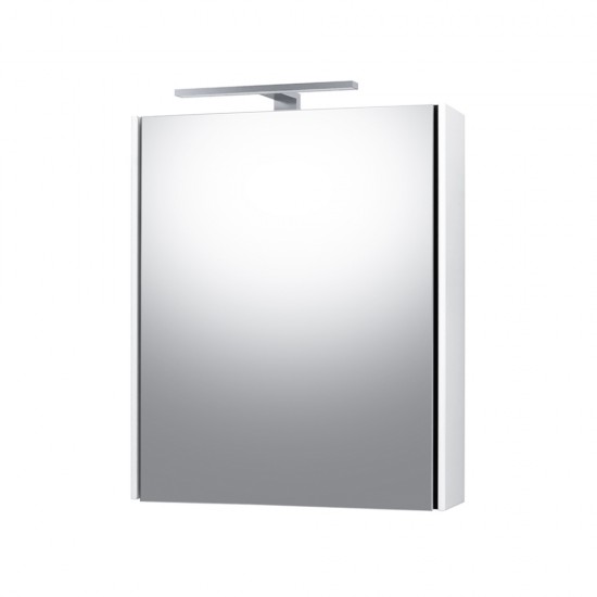 Veidrodinė spintelė Riva SV55-3 55 cm balta, su apšvietimu