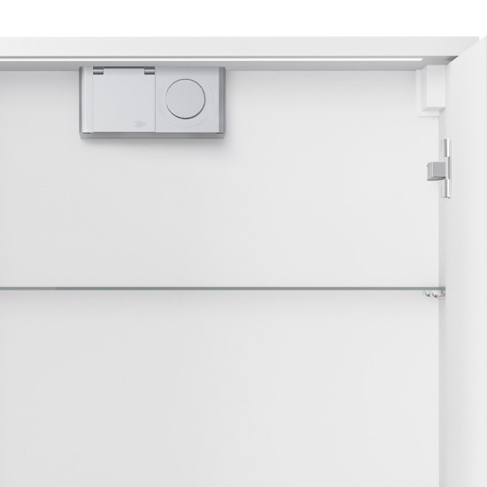 Veidrodinė spintelė Riva SV60C-2 60 cm balta, su apšvietimu