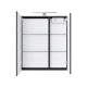 Veidrodinė spintelė Riva SV60C-2 60 cm Woodflow Ash, su apšvietimu
