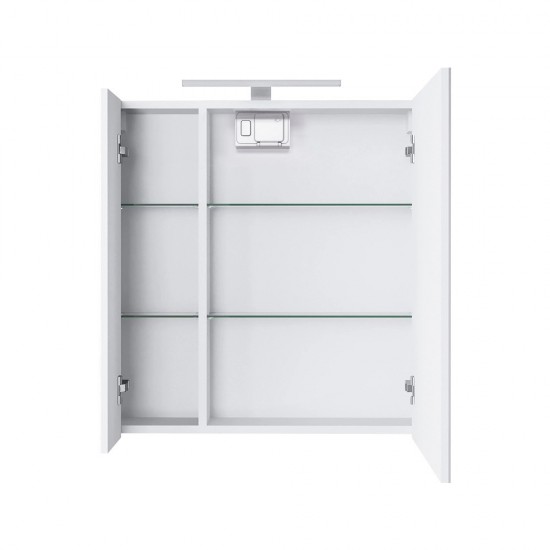 Veidrodinė spintelė Riva SV61-2 60 cm balta, su apšvietimu