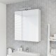 Veidrodinė spintelė Riva SV61-2 60 cm balta, su apšvietimu