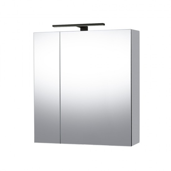 Veidrodinė spintelė Riva SV61-2 60 cm balta, su apšvietimu