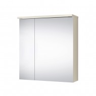 Veidrodinė spintelė Riva SV61F 60 cm Beige matinė, su apšvietimu