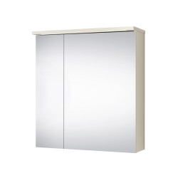 Veidrodinė spintelė Riva SV61F 60 cm Beige matinė, su apšvietimu