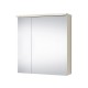 Veidrodinė spintelė Riva SV61F 60 cm Beige matinė, su apšvietimu
