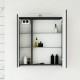 Veidrodinė spintelė Riva SV64E 64 cm Woodflow Ash, su apšvietimu